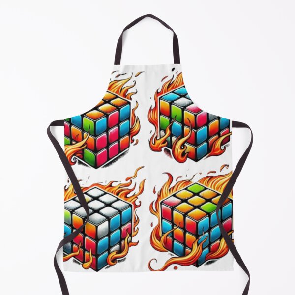 Item preview, Rubiks Cube Fire, 4 pack, Retro, designed and sold by Fleetwood1994.