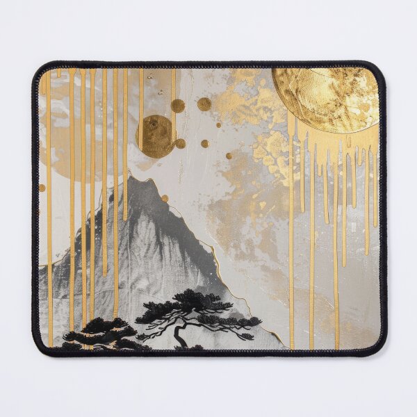 Item preview, Golden Moon and Serene Mountain Landscapes designed and sold by Piotrek0001.