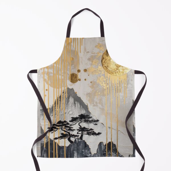 Item preview, Golden Moon and Serene Mountain Landscapes designed and sold by Piotrek0001.
