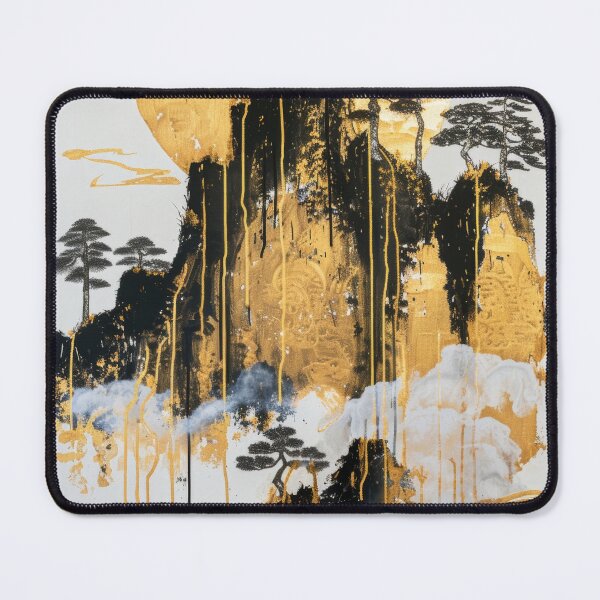 Item preview, Dripping Gold Accents on Mountain Scenery designed and sold by Piotrek0001.