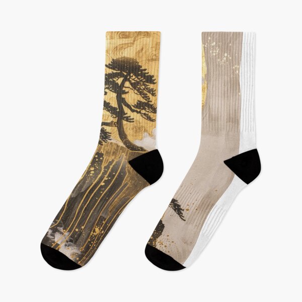 Item preview, Abstract Golden Orb with Majestic Mountains designed and sold by Piotrek0001.