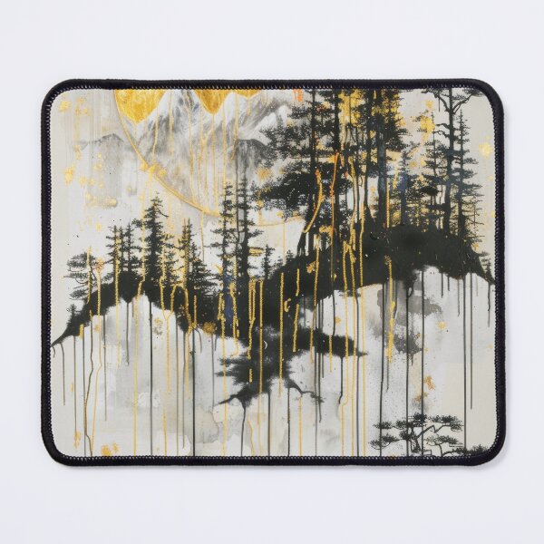 Item preview, Peaceful Horizon Framed by Gold and Nature designed and sold by Piotrek0001.