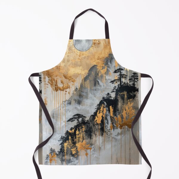 Item preview, Striking Golden Moon Above Mountain Peaks designed and sold by Piotrek0001.