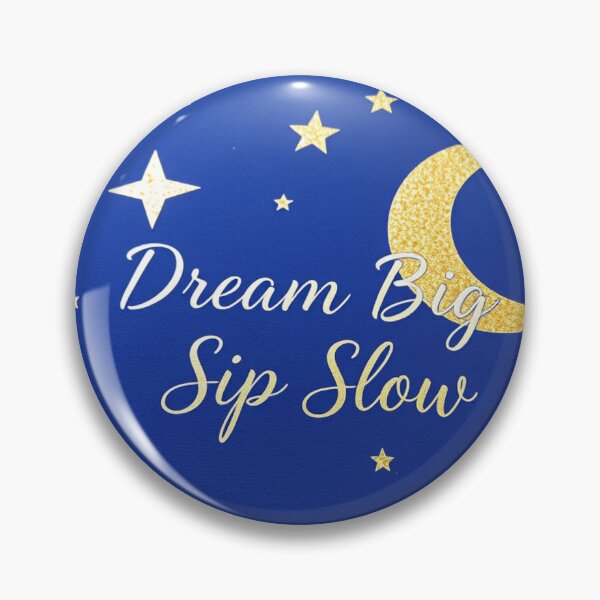 Item preview, Dream Big, Sip Slow: Celestial Gold-Foil Star and Moon Design designed and sold by subhamkapoor.