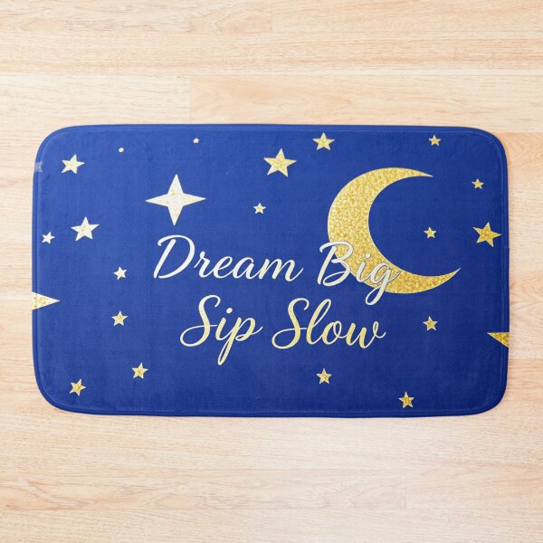 Item preview, Dream Big, Sip Slow: Celestial Gold-Foil Star and Moon Design designed and sold by subhamkapoor.