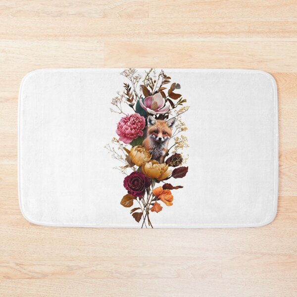 Item preview, Vibrant Botanical Arrangement With Playful Fox designed and sold by Monascreativeempire.
