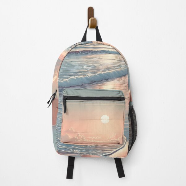 Item preview, A Surfer’s Paradise Painted in Pink and Blue designed and sold by unrealartwork.