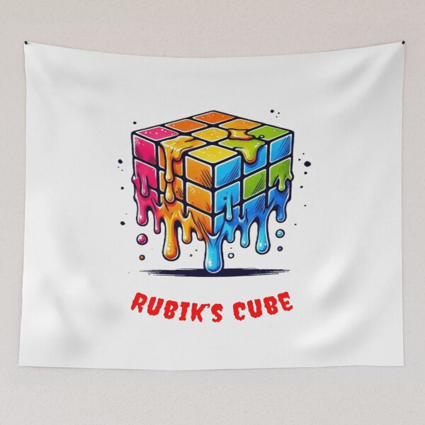 Item preview, Rubiks Cube Fire, Melt, Retro, designed and sold by Fleetwood1994.