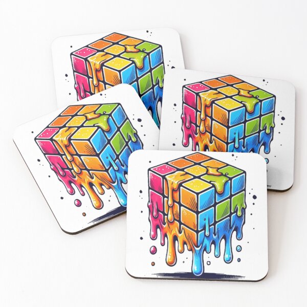 Item preview, Rubiks Cube in heat, Melt, Retro, designed and sold by Fleetwood1994.