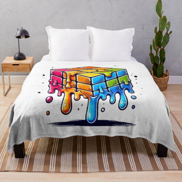 Item preview, Rubiks Cube in heat, Melt, Retro, designed and sold by Fleetwood1994.
