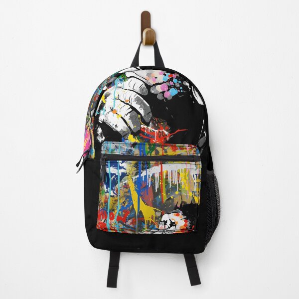 Item preview, Monkey Thin.ker - Banksy Ur.ban Contemporary Colorful Street Art - Dj Ch.imp designed and sold by fashionbug1.