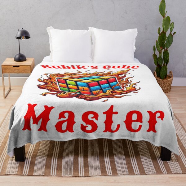 Item preview, Rubiks Cube in Fire, Master, Retro, designed and sold by Fleetwood1994.
