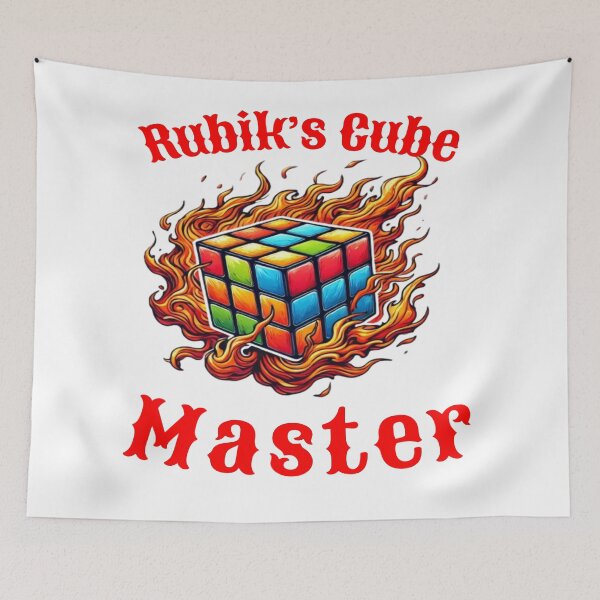Item preview, Rubiks Cube in Fire, Master, Retro, designed and sold by Fleetwood1994.