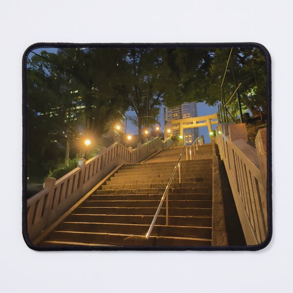 Item preview, Twilight Ascent: Urban Stairs and Tokyo Skyline designed and sold by FrenchInJapan.