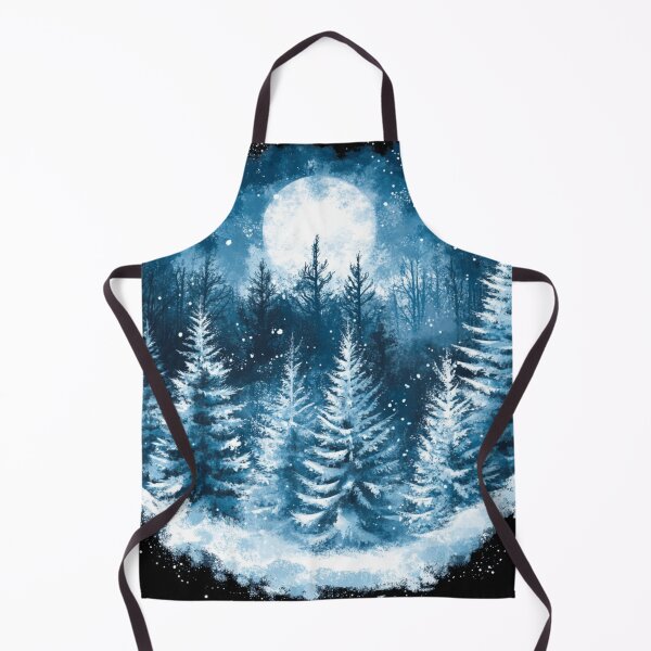 Item preview, Enchanted Winter Forest Under the Moonlight designed and sold by ArctiveStudio.