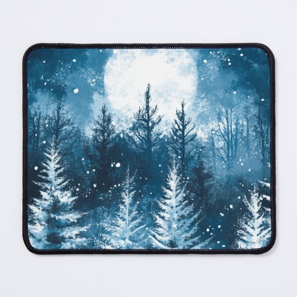 Item preview, Enchanted Winter Forest Under the Moonlight designed and sold by ArctiveStudio.