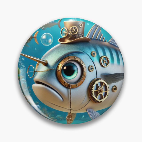 Item preview, Steampunk King Mackerel designed and sold by Sillytoe.