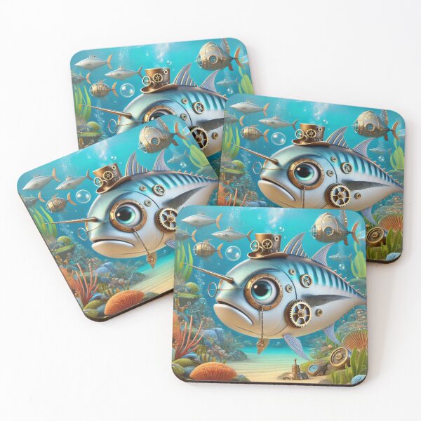 Item preview, Steampunk King Mackerel designed and sold by Sillytoe.