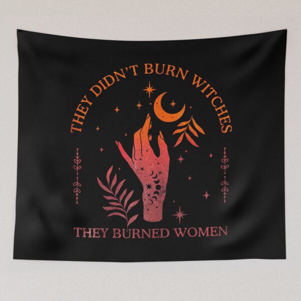 Item preview, They Didnt Burn Witches They Burned Women Witchy Feminist Vintage designed and sold by LeggetTinch.