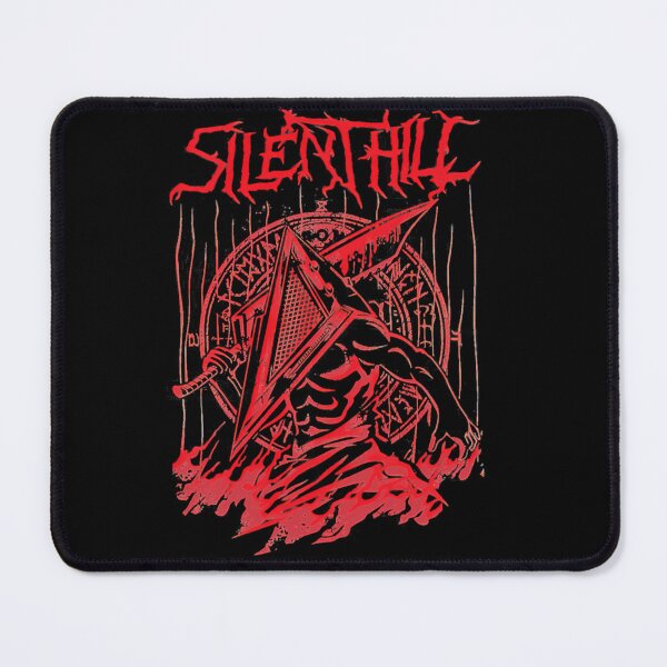 Item preview, Sile.nt Red Thing Silent Hill Pyram.id Head Heavy Metal Band Tee Horror Video Game Movie Re designed and sold by fashionbug1.