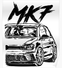 Golf 7 Clubsport MK7 Clubsport & quot; Dirty Style & quot; Poster