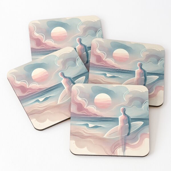 Item preview, Lost in the Beauty of Watercolor Waves designed and sold by unrealartwork.