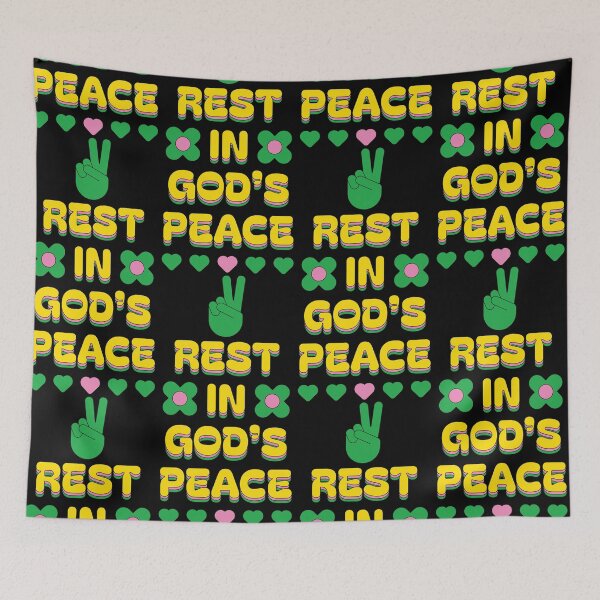 Item preview, Rest in God's Peace - Christian Quotes Bible Verse designed and sold by Millusti.