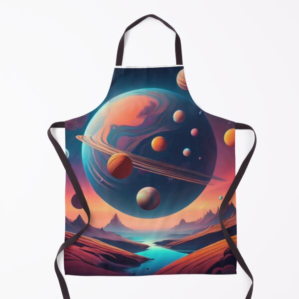 Item preview, Cosmic Planetary Landscape - Surreal Space Art designed and sold by RaiyaTees.