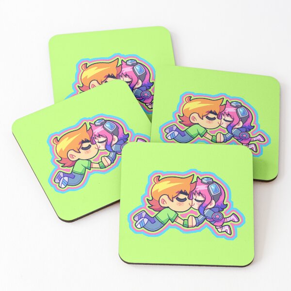 Item preview, Scott Pilgrim and Ramona flowers designed and sold by Inky_Trash.