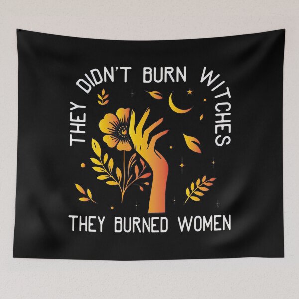 Item preview, They Didnt Burn Witches They Burned Women Witchy Feminist designed and sold by LeggetTinch.