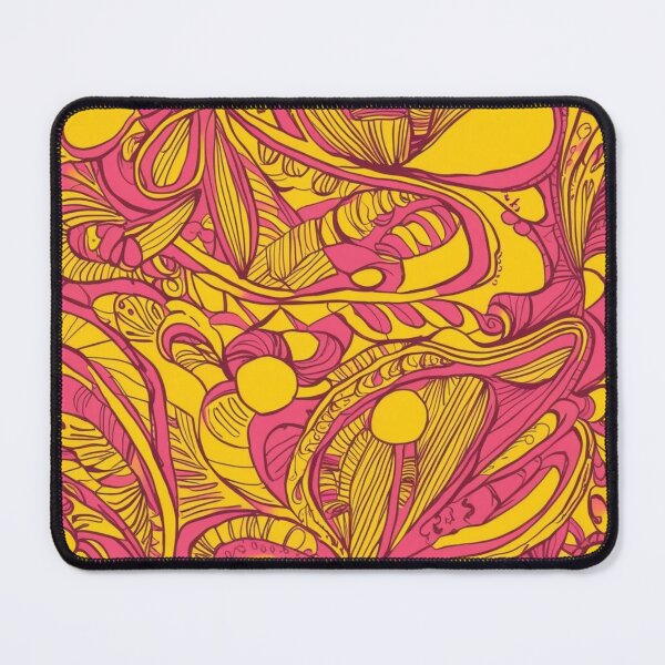 Item preview, Yellow-Pink Fantasy. Abstract Pattern #30 designed and sold by Art in Bloom.