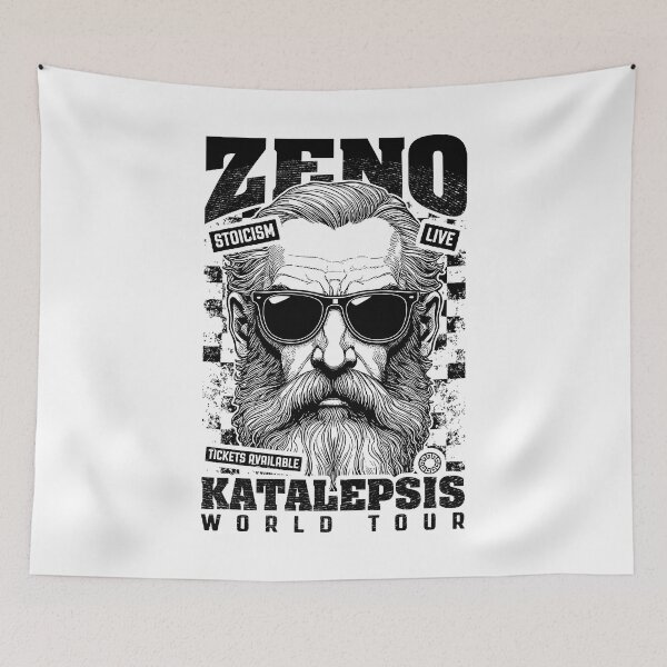 Item preview, Funny Stoic Philosophy Zeno Philosopher Katalepsis Tour designed and sold by GrandeDuc.