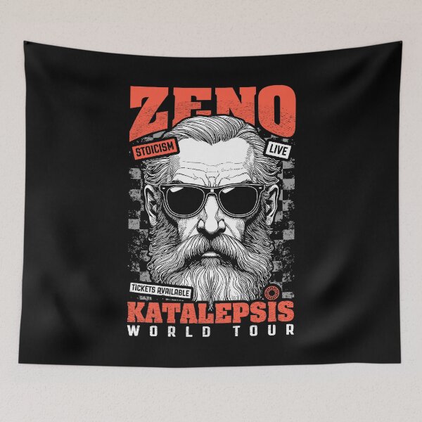 Item preview, Funny Stoic Philosophy Zeno Philosopher Katalepsis Tour designed and sold by GrandeDuc.