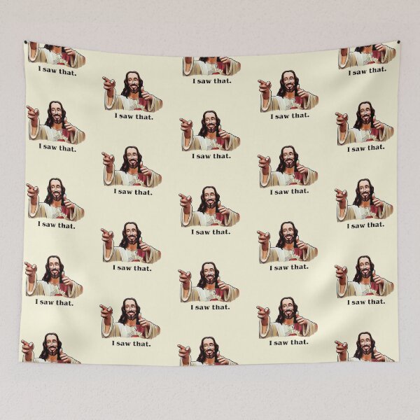 Item preview, Jesus - I Saw That Meme designed and sold by Fanverse Merchandise.