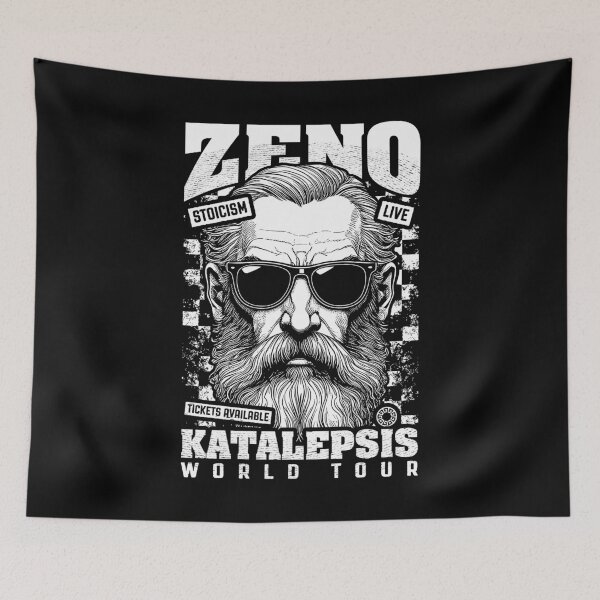Item preview, Funny Stoic Philosophy Zeno Philosopher Katalepsis Tour designed and sold by GrandeDuc.