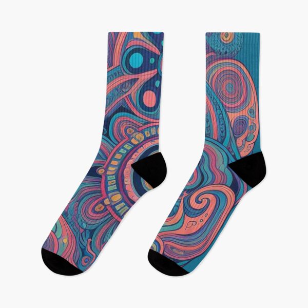 Item preview, colorful abstract designed and sold by Only Good Vibes.