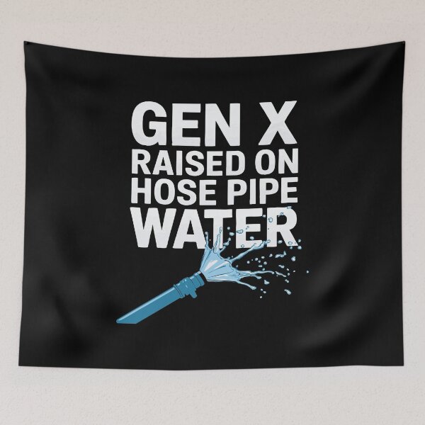 Item preview, Gen X Independence Nostalgic Humor Hose Pipe Water 70s 80s designed and sold by w1ckerman.