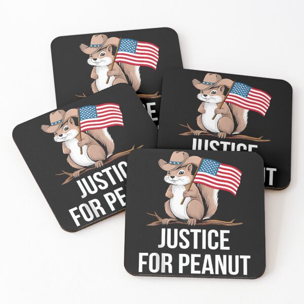 Item preview, Justice For Peanut P-Nut Squirrel Lovers Cowboy Hat American Flag designed and sold by nor-my.