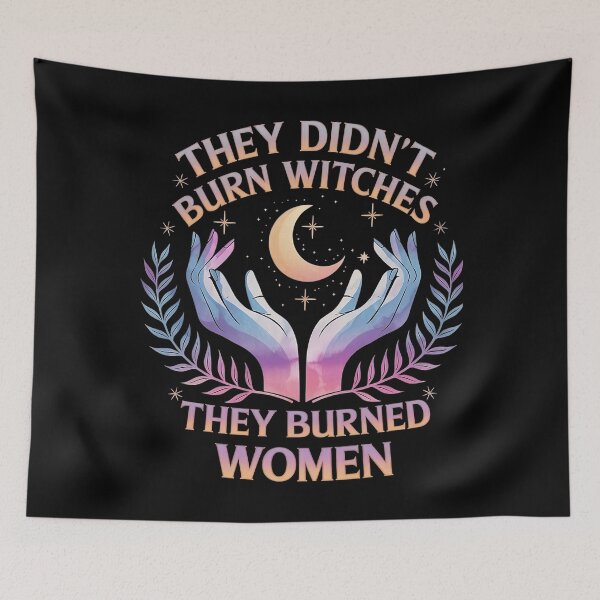 Item preview, They Didnt Burn Witches They Burned Women Witchy designed and sold by LeggetTinch.