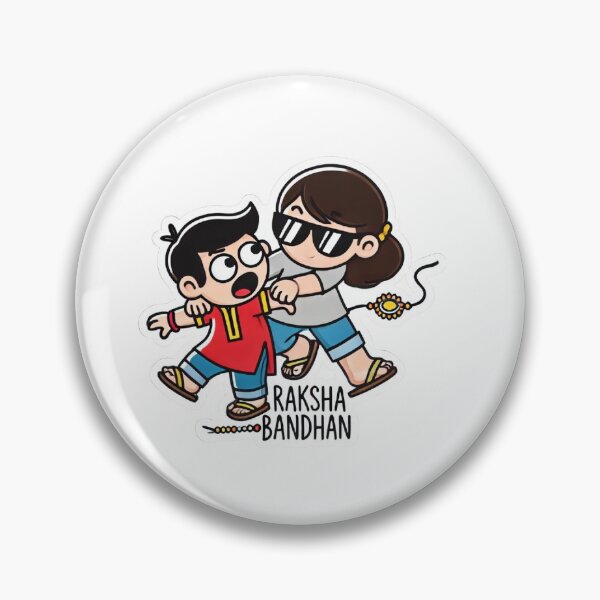 Item preview, raksha bandhan meme sticker designed and sold by 9i-Shop.