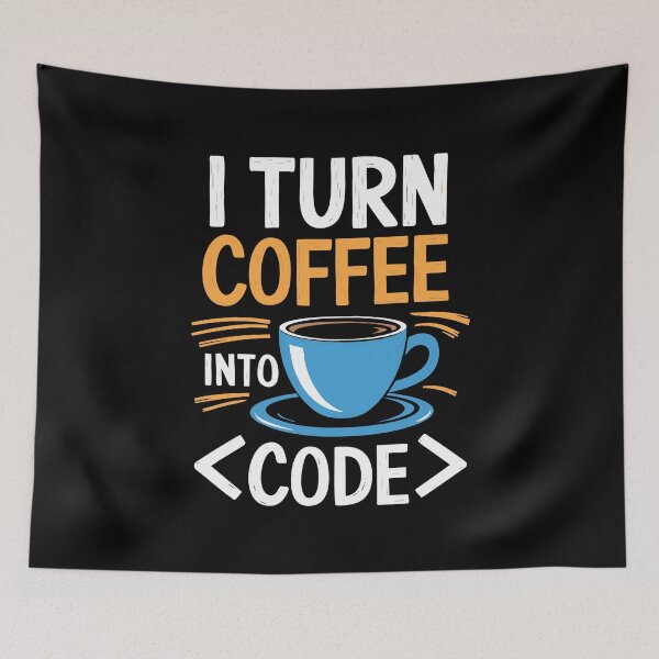 Item preview, Coding Humor for Coffee Lovers Programmer Software IT Techie Gift designed and sold by w1ckerman.