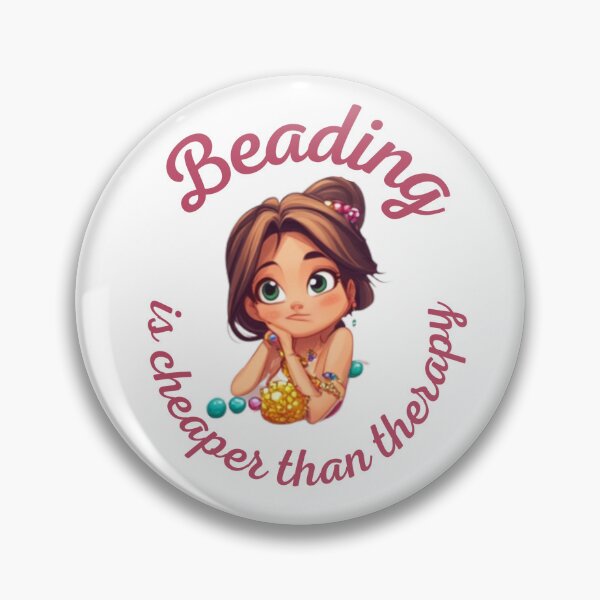 Item preview, Beading Is Cheaper Than Therapy - Creative Gift designed and sold by NikoBeadsUA.