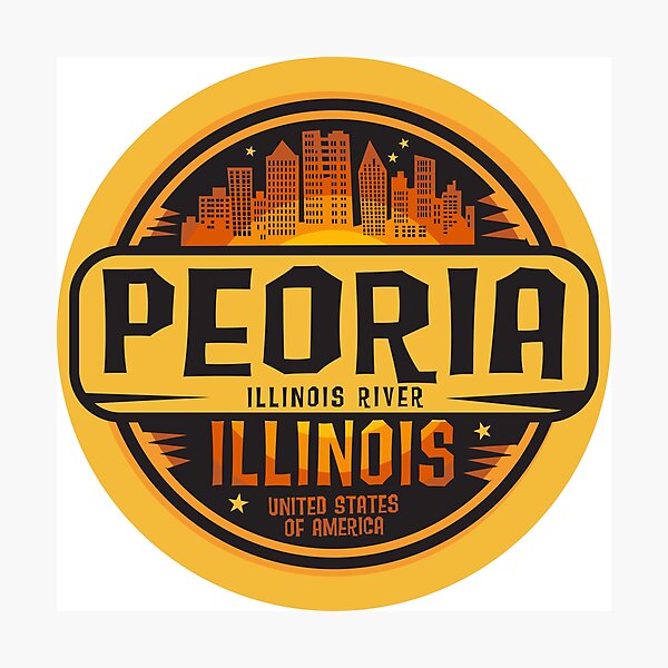 Item preview, Peoria, Illinois designed and sold by studio838.