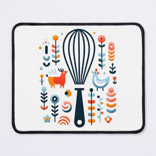 Item preview, Scandinavian Folk Art Whisk by heidiannemorris designed and sold by FOLK ART FUSION by heidiannemorris.