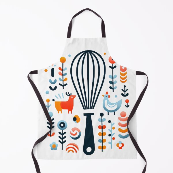 Item preview, Scandinavian Folk Art Whisk by heidiannemorris designed and sold by FOLK ART FUSION by heidiannemorris.