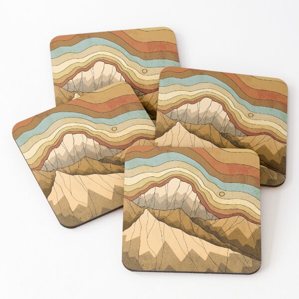 Item preview, Copper rocks and hills designed and sold by Swadeillustrations.