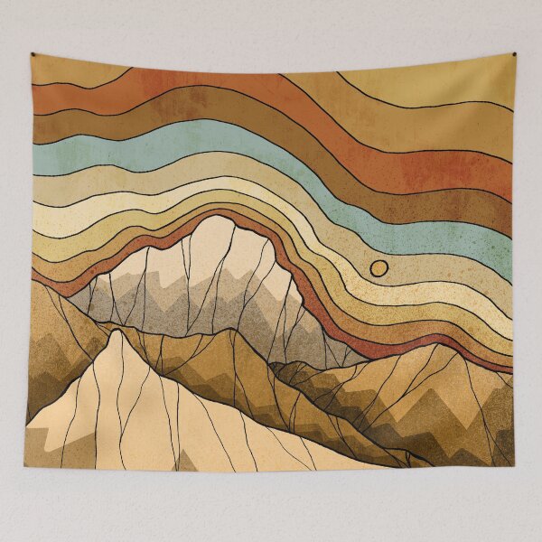 Item preview, Copper rocks and hills designed and sold by Swadeillustrations.
