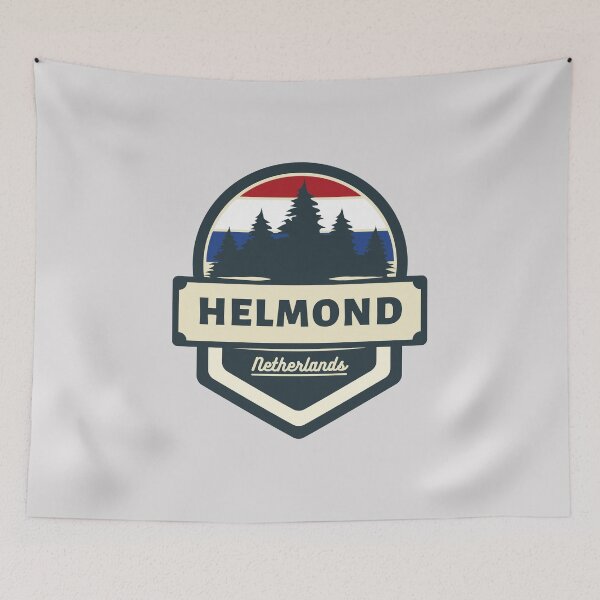 Item preview, Helmond Netherlands Retro Vintage Badge designed and sold by World Designs.