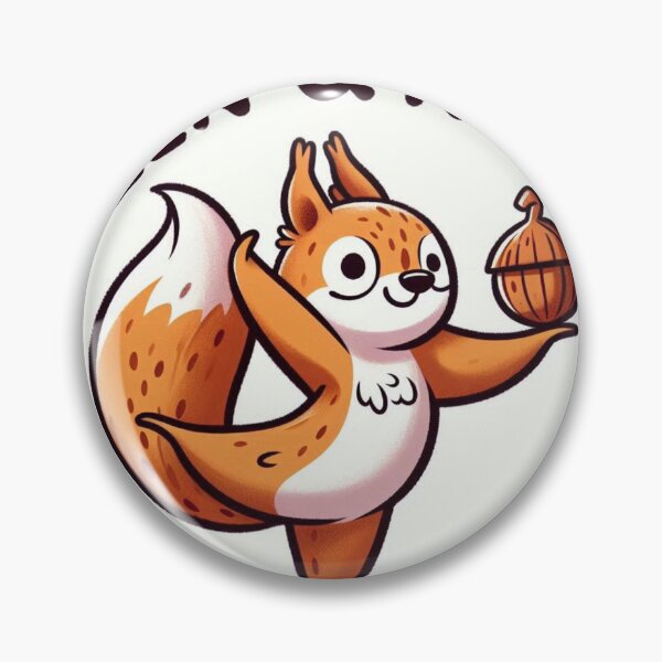 Item preview, Squirrel with Nut designed and sold by DesignFreaks7.