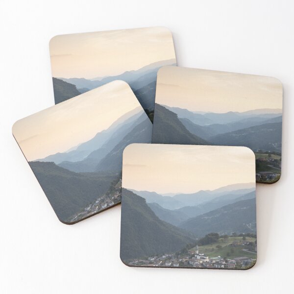 Item preview, Sunset Lombardy Mountain Landscape Italy designed and sold by Imladris01.